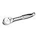 Capri Tools 1/4-Inch Drive Low Profile Ratchet, True 72-Tooth, 5-Degree Swing Arc