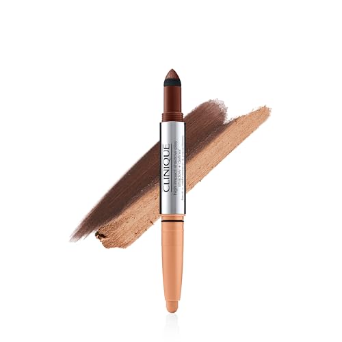 Clinique High Impact Shadow Play Shadow + Definer | Eyeliner + Eyeshadow | Crease Proof, Water Resistant + Safe For Sensitive Eyes, Café Au Lait, 1 Count