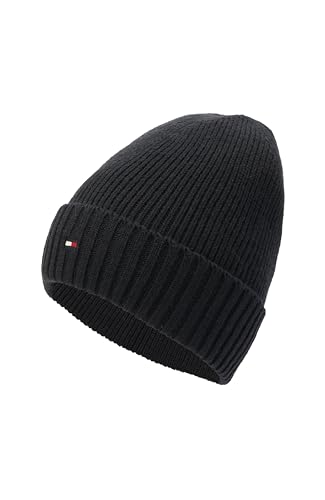 Image of Tommy Hilfiger Men's Core Flag Rib Cuff Hat, Desert Sky, One size
