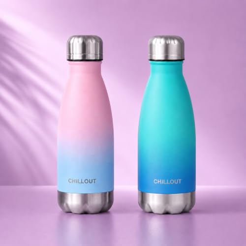 Image of CHILLOUT LIFE 12oz Kids Insulated Stainless Steel Water Bottles, Leak Proof