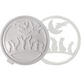 Robuste à utiliser : fabriqué à partir de silicone, ce moule en silicone pour lapin de Pâques n'est pas facilement déformé, facile à nettoyer et présente une finition résultant en un artisanat parfait sur le thème de Pâques à chaque fois.