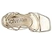Calvin Klein Women's Tegin Heeled Sandal, Gold, 6.5