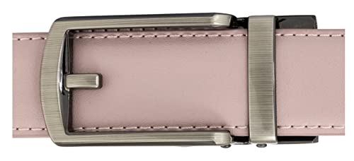 Leather Ratchet Belt for Women, Trim to Fit 18