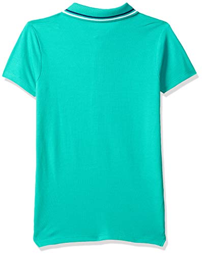 Image of miniklub Boys Green Printed Polo Collar T-Shirt