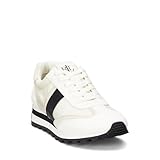 Mit den Lauren Ralph Lauren Dani Sneakers ist es an der Zeit, Ihrem coolen und lässigen Stil einen modernen Auftritt zu verleihen. Endlos vielseitig und bequem, diese Schuhe sind aus einem strapazierfähigen Obermaterial aus Leder und Nylon gefertigt, das perfekt mit einem atmungsaktiven Leder kombiniert ist