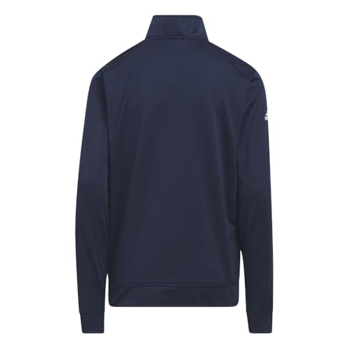 adidas Boys' Heather Quarter Zip Golf Pullover3