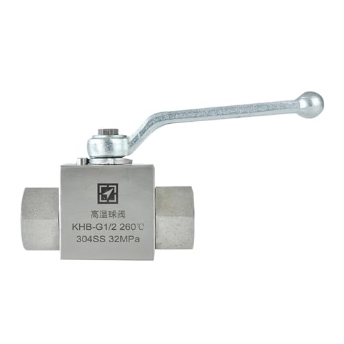 Vanne hydraulique anticorrosion KHB-G 1/4 en acier inox pour étanchéité maximale haute température - 2