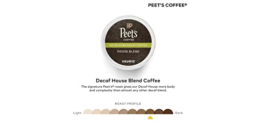Peet's Coffee & Tea Coffee Decaf House Blend K-Cup Portion Pack For Keurig K-Cup Brewers, 88 Count #TOP1