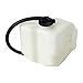 Auto Dynasty LX3014104 Factory Style Car Coolant Reservoir Overflow Bottle Tank with Cap and Hose Compatible with Lexus ES300 ES330 Toyota Camry 3.0L 3.3L Japan 2002-2006, Bare White
