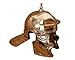 Roman Gallic 'I' Acquinicum Helmet – Authentic Bronze Trim Ancient Roman Armor – Reenactment & Display.