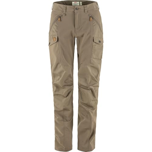Fjällräven Damen Nikka Curved Hose, Suede Brown, 40