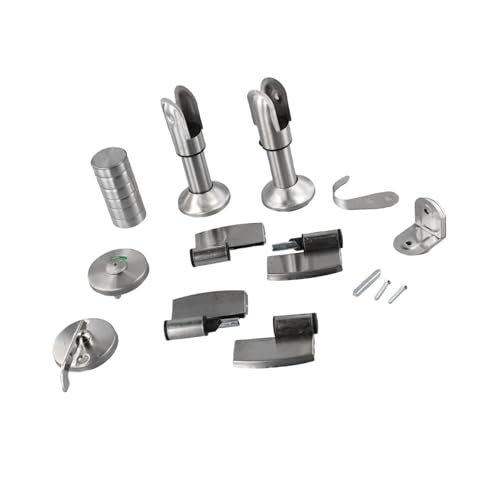 Codes d'angle de porte et charnières de salle de bain pour rénovation de cabines