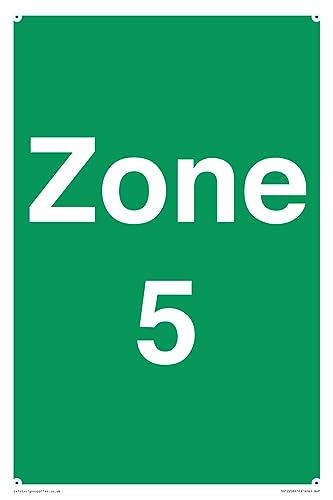 Panneau Zone 5 pour marquage de securite et organisation d atelier A4P