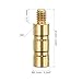 PATIKIL 50 Grain Archery Arrow Insert 0.244 Inch, 6 Pack Brass Arrow Weight Bolt for Field Points Shaft