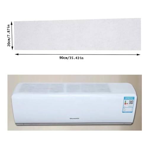 NentMent 10 Pack Mini Split Vent Filters Cover Non-Wowen Fabric Top Dust Cover Air Cleaning Filter for Home Air Conditioner Indoor Unit Ductless Inverter Split System AC Heat Pump Heater