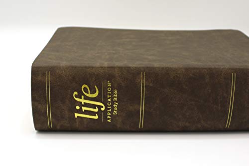 Niv, Life Application Study Bible, Third Edition, Large Print, Bonded Leather, Brown, Red Letter #TOP2