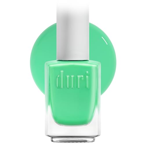 duri Nail Polish, 102S Summer Rain, Cool Pastel Mint