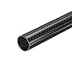 QUARKZMAN 1 Stück Kohlefaserrohr 16 x 18 x 420 mm glänzende Oberfläche Stab 3K gewickeltes reines Kohlefaser-Rundrohr für RC-Flugzeug Multicopter Quadcopter