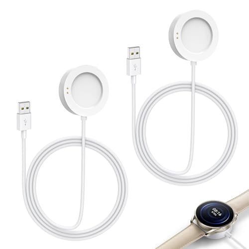 2 Pièces Chargeur Compatible Xiaomi Watch 2/2 Pro/S2 S3/S4/H1, Câble Charge Compatible Xiaomi Watch, Station de Chargement Base USB Câble Magnétique 1M...