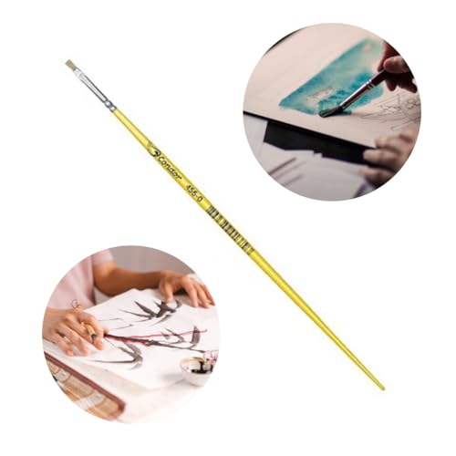 Pincel de Arte Pintura Condor Achatado 456/10 1 Unidade Amarelo