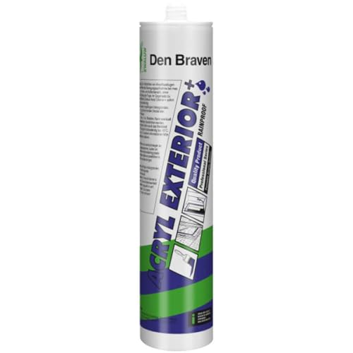 Zwaluw Acryl Exterior+ acrylaatkit wit - 310 ml.