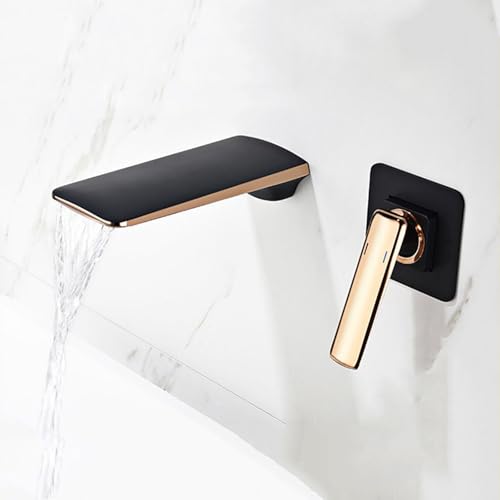 Robinet mural cascade pour salle de bain moderne chic - 7