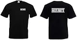 world-of-shirt World-of-Shirt Unisex Security T-Shirt beidseitig bedrucktM