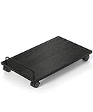 Mobile CPU Stand, Computer Tower Stand with 4 Caster Wheels, Under Desk PC Stand for Floor, Modern PC Tower Stand for Carpet, for Office, Black