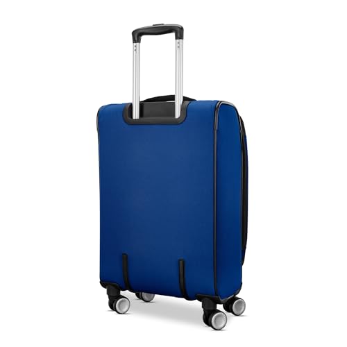 American Tourister 4 KIX 3.0 Carry-On Softside Expandable Luggage with 4 Spinner Wheels, Sapphire Blue by American Tourister - Used condition - Image 6