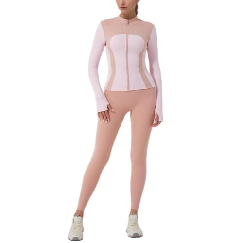 Veste de yoga respirante col montant SMYDM pour femme