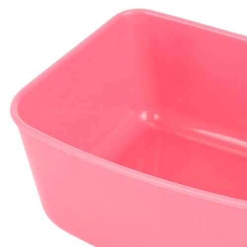 FewNvWa 3 Teile Fressnäpfe für Katzen und Hunde in der Transportbox, Rosa