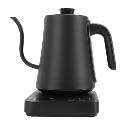 Hervidor Eléctrico, 1000 Ml de Tetera Eléctrica Pantalla LCD Biratería Rápida Vierte sobre el café Eléctrico y té Hernidería Electric de Agua Eléctrica con Control Temperatura Electric (Enchufe de
