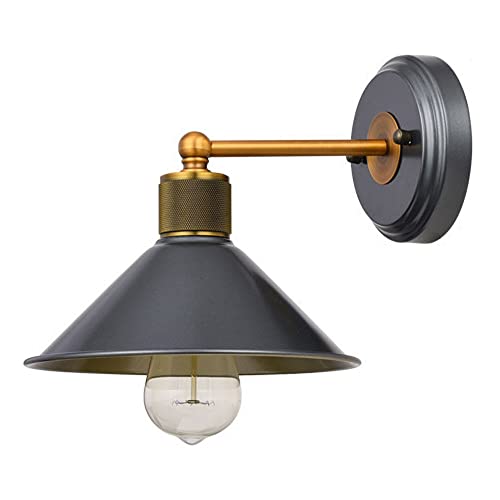 Aplique de pared exterior E27 de estilo retro americano para terraza y balcón
