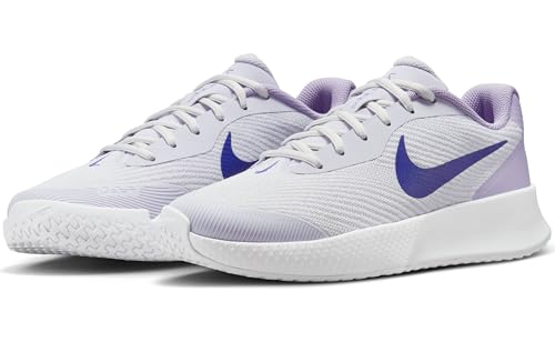 Nike Vapor Lite 3 Women's Hard Court Tennis Shoes (FZ2156-500, Amethyst Tint/White/Hydrangeas/Deep Night)2