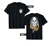 Grim Reaper AmericanTraditional Skull Tattoo T-Shirt