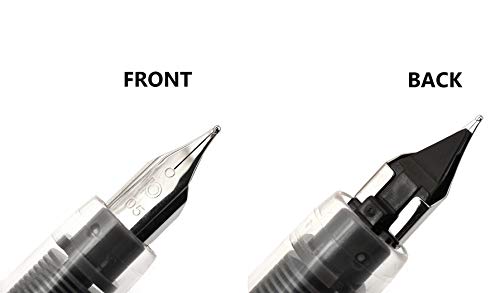 Image of PLATINUM Prefounte Fountain Ink Pen with SS Medium Nib, Translucent Night Sea Blue Barrel, Cap, Blue-Black Ink Cartridge Included, Slip & Seal Cap Design, Ideal for Adults Daily Use Beginners