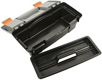 Mercury | Small durable plastic toolbox with tote tray and lid storage