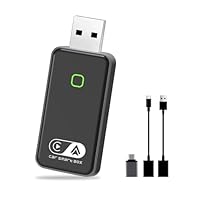 2025 Wireless Android Auto und Carplay Wireless Adapter, Wireless 2 in 1 Konvertieren Wired Android Auto/Carplay in kabellos Unterstützung OTA, Typ-C/USB Plug & Play, Mini & stabil