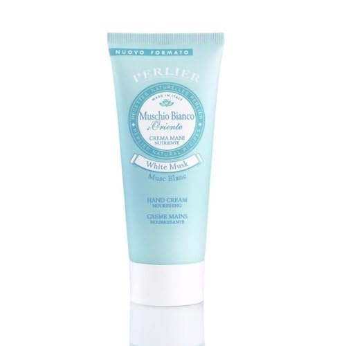 Perlier Muschio Bianco - Crema Mani Nutriente, 100Ml
