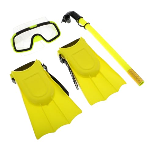 Garneck Youth Scuba Set for Kids Snorkeling Gear with Diving Goggles Swimming Fins Dry and Snorkeling Accessories