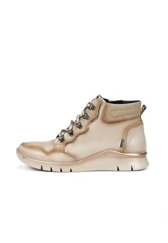 Fluchos Bottines Femme F2073 Union en cuir noir pour le quotidien
