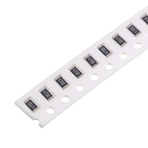 uxcell SMD Chip Resistor, 470 Ohm 1/4W 1206 Fixed Resistors, 1% Tolerance 1000pcs