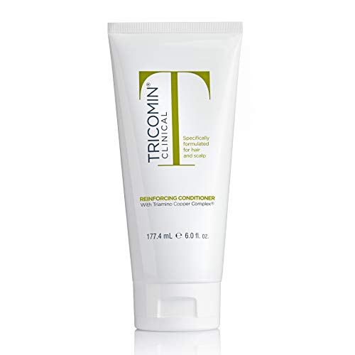 NEOVA Tricomin Reinforcing Conditioner- moisture-rich formula. Reinforce and strengthen hair to minimize strand breakage and split ends