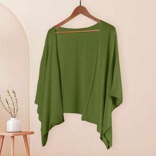 Womens Cardigans Lightweight 3/4 Sleeve Kimono Open Front Cover Up - image 3