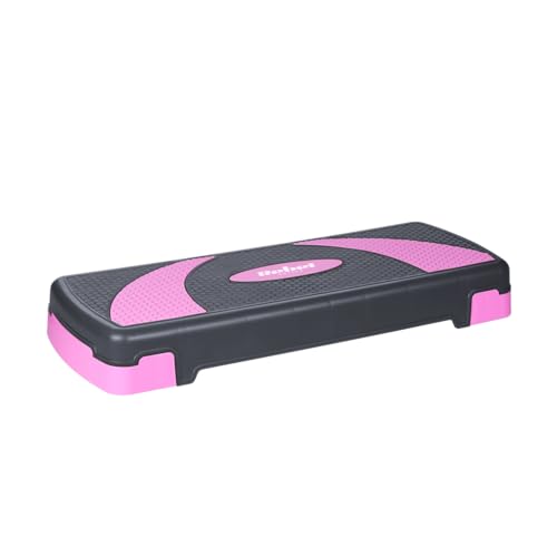 Rebel Step Für Aerobic und Training Fitness 3 Stufen Grau-violett RBA-3225-PU