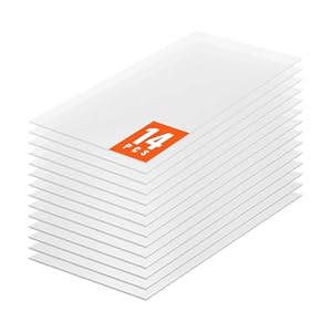 VEVOR 14er-Set Gewächshausplatten aus Polycarbonat, 1210 x 605 x 8 mm Stegplatten, wasserdichte UV-geschützte gewellte Hohlkammerplatten, schlagfeste, transparente Dachplatten für Gewächshaus/Garten