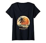 Photo Gallery donna nassau bahamas beach trip caraibi vacanza tramonto vintage maglietta con collo a v Photo Gallery donna nassau bahamas beach trip caraibi vacanza tramonto vintage maglietta con collo a v