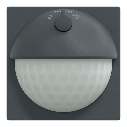 Schneider Electric Merten Argus Sensor-Modul 180 UP mit Schalter, Bewegungsmelder, System M, Innenbereich, anthrazit, Artikelnummer MEG5711-0414