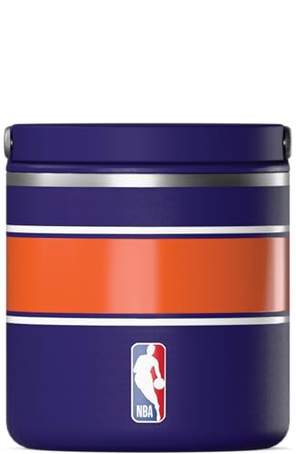 Image of Hydrapeak x NBA Officially Licensed Phoenix Suns 25oz Stainless Steel Vacuum Insulated Thermos Food Jar with Handle, Wide Mouth Leak-Proof Soup Thermos for Adults, 10 Hours Hot and 16 Hours Cold