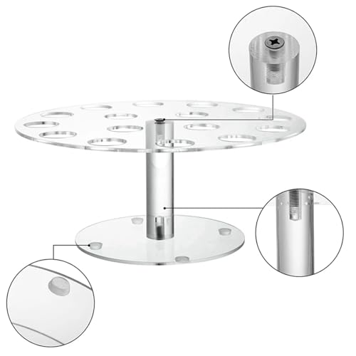 Support pour cornets de glace en acrylique transparent rigide pour rouleaux - 2